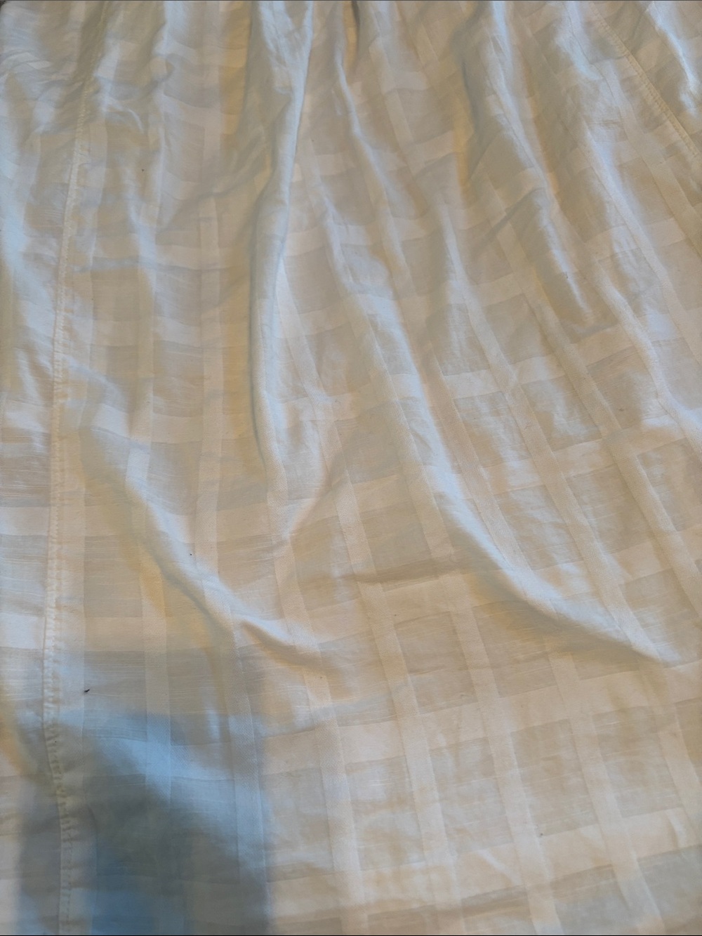 Women's White Textured Spaghetti-Strap Nightdress - Picture 7 of 8